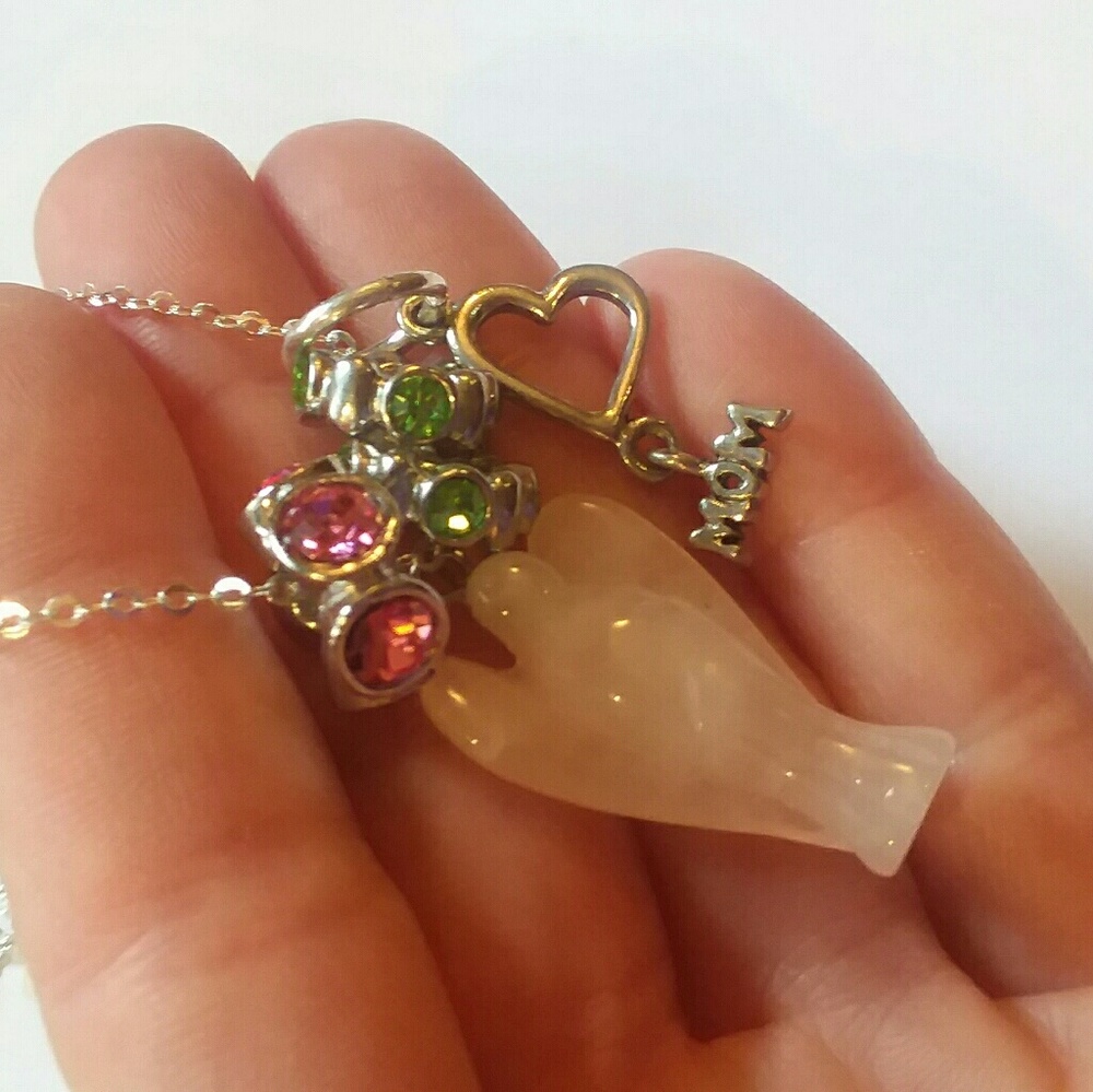 Rose quartz angel